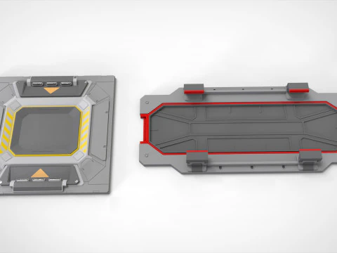 Kitbash de arquitetura de fic&ccedil;&atilde;o cient&iacute;fica 52 Modelo 3D