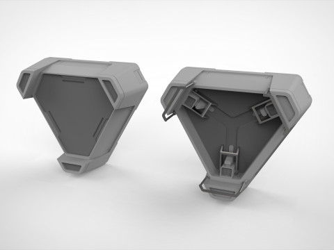 Sci-fi Architecture kitbash 52 Modelo 3D