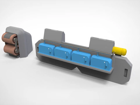 Kitbash de arquitetura de fic&ccedil;&atilde;o cient&iacute;fica 52 Modelo 3D