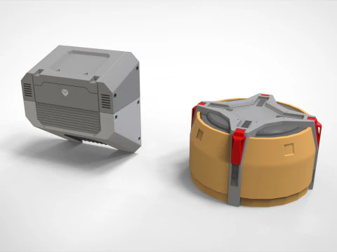 Kitbash de arquitetura de fic&ccedil;&atilde;o cient&iacute;fica 52 Modelo 3D