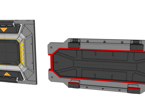 Sci-fi Architecture kitbash 52 Modelo 3D