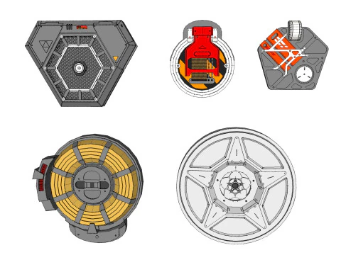 Kitbash de arquitetura de fic&ccedil;&atilde;o cient&iacute;fica 52 Modelo 3D