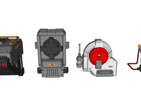 Sci-fi Architecture kitbash 52 Modelo 3D