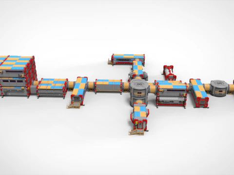 Sci-fi Residential module for habitation 3D Model