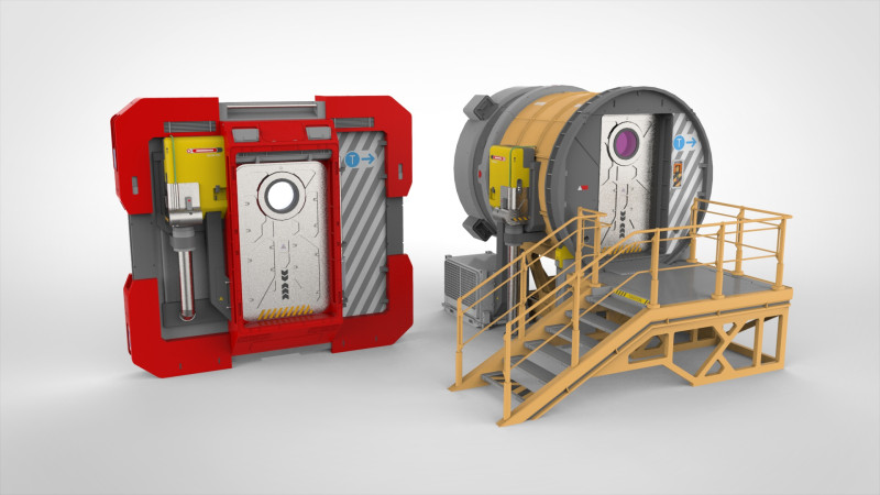 Sci fi door 25 Modelo 3D .c4d .max .obj .3ds .fbx .stl .blend 