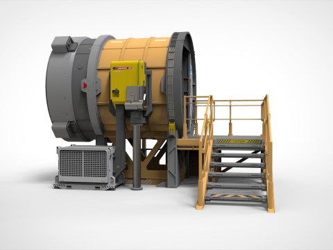 Sci fi door 25 Modelo 3D