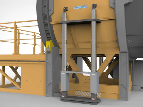 Sci fi door 25 3D Model