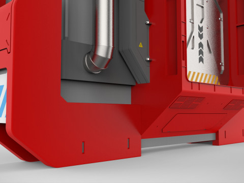Sci fi door 25 Modelo 3D