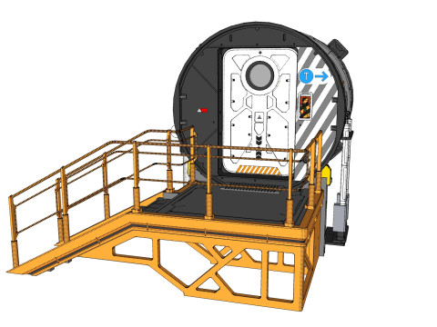 Sci fi door 25 Modelo 3D