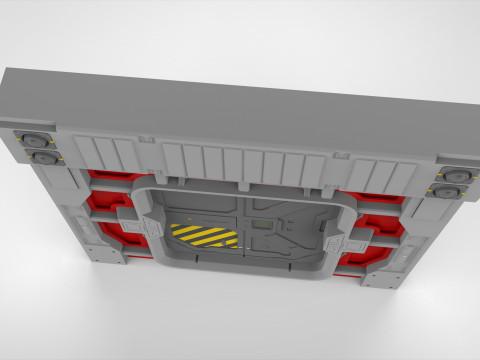 Sci fi door 26 3D Model