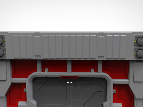 Sci fi door 26 3D Model