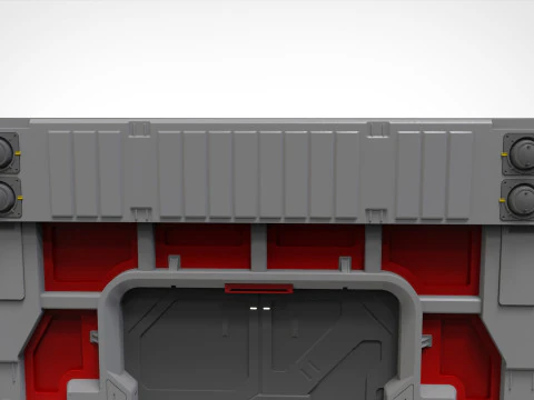 Sci fi door 26 3D Model