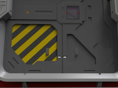 Sci fi door 26 3D Model