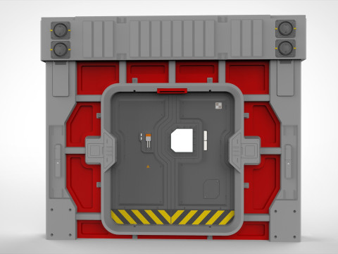 Sci fi door 26 3D Model