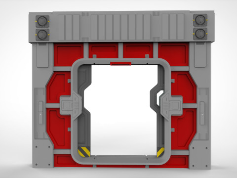 Sci fi door 26 3D Model