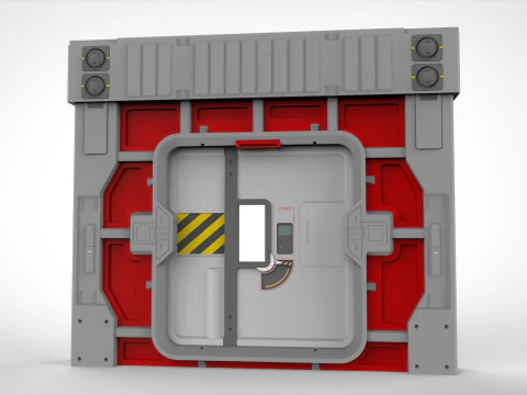 Sci fi door 26 3D Model