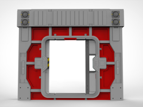 Sci fi door 26 3D Model