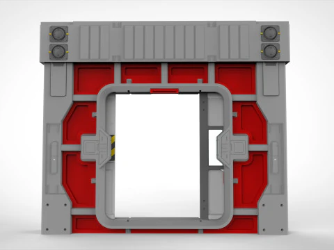 Sci fi door 26 3D Model
