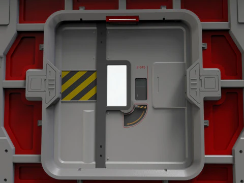 Sci fi door 26 3D Model