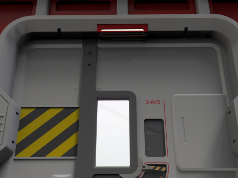 Sci fi door 26 3D Model