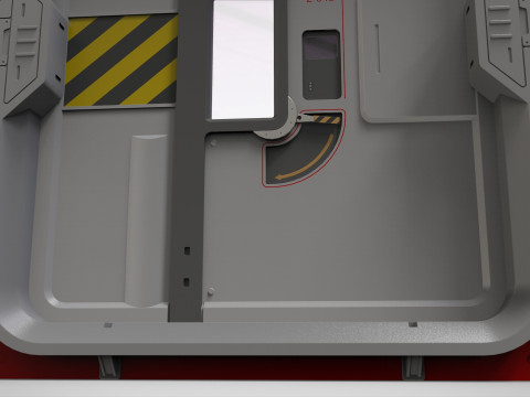 Sci fi door 26 3D Model