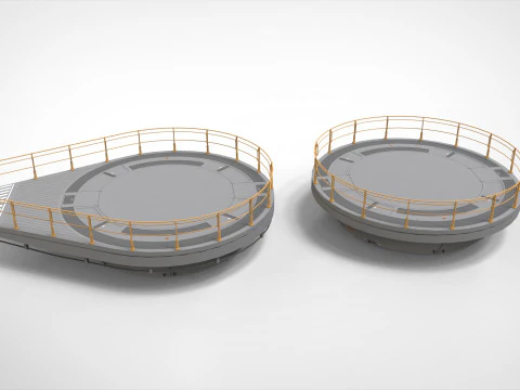 Sci-fi Architecture kitbash 53 3D Модель