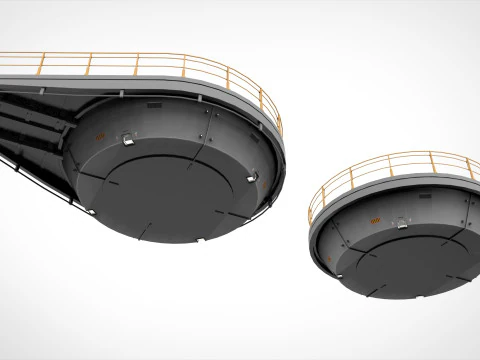 Sci-fi Architecture kitbash 53 3D Модель