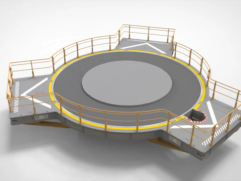 Sci-fi Architecture kitbash 53 3D Модель