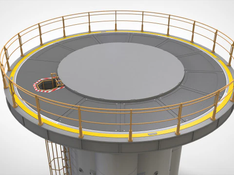 Sci-fi Architecture kitbash 53 3D Модель