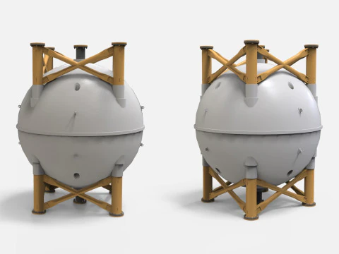 Sci-fi Architecture kitbash 53 3D Модель