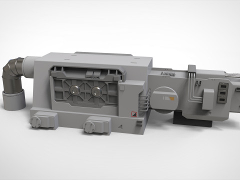 Sci-fi Architecture kitbash 53 Model 3D