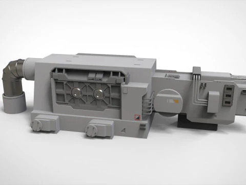 Sci-fi Architecture kitbash 53 3D Модель