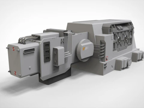 Sci-fi Architecture kitbash 53 3D Модель