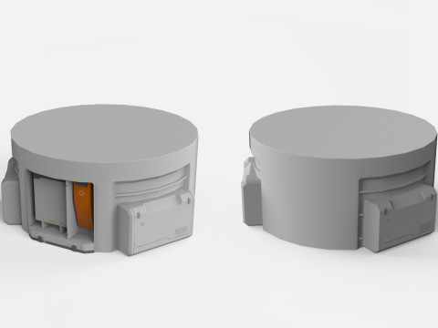 Sci-fi Architecture kitbash 53 Model 3D