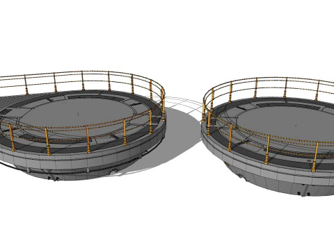 Sci-fi Architecture kitbash 53 3D Модель