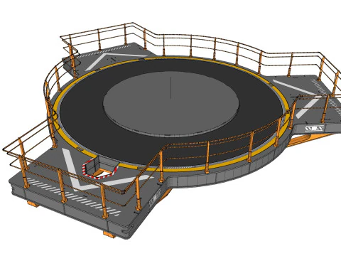 Sci-fi Architecture kitbash 53 3D Модель