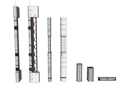 Sci-fi Architecture kitbash 53 3D Модель
