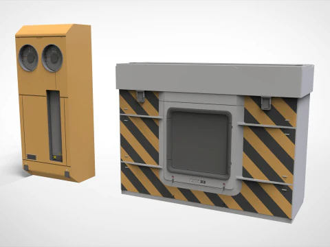 Kitbash di architettura fantascientifica 54 Modello 3D