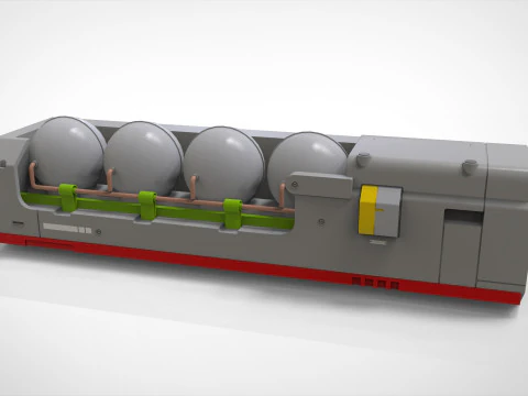 Kitbash di architettura fantascientifica 54 Modello 3D