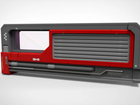 Kitbash di architettura fantascientifica 54 Modello 3D