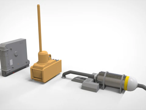 Kitbash di architettura fantascientifica 54 Modello 3D