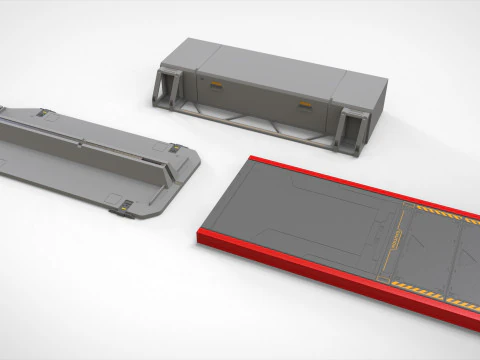 Kitbash di architettura fantascientifica 54 Modello 3D