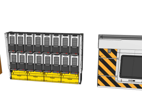 Kitbash di architettura fantascientifica 54 Modello 3D