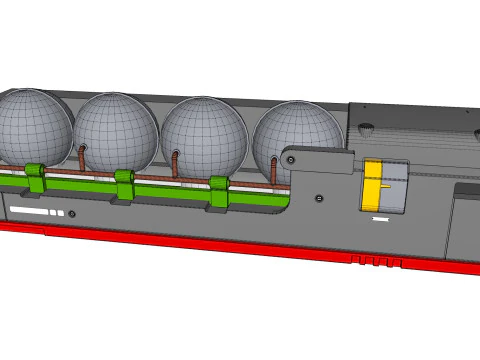 Kitbash di architettura fantascientifica 54 Modello 3D