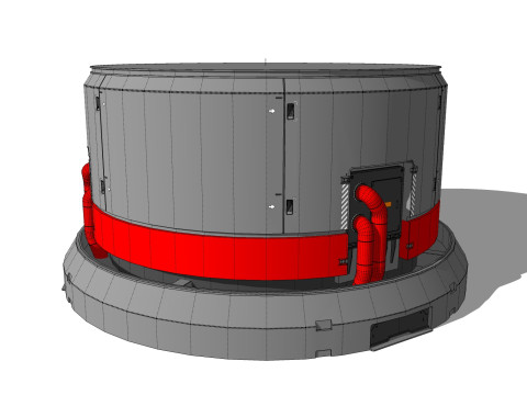 Sci-fi Architecture kitbash 55 Modelo 3D