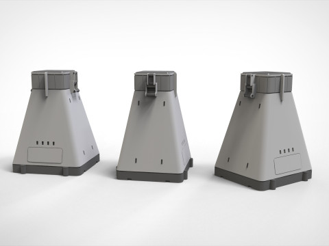 Sci-fi Architecture kitbash 56 Model 3D