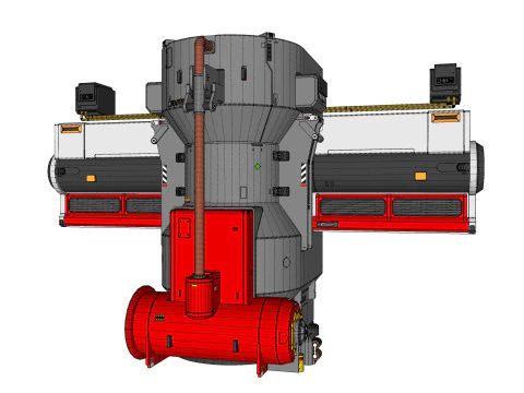 Sci-fi Architecture kitbash 56 3D Model