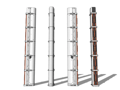 Sci-fi Architecture kitbash 56 3D Model