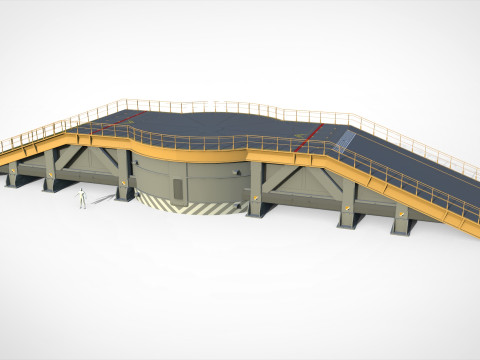 Sci-fi architecture 13 3D Model