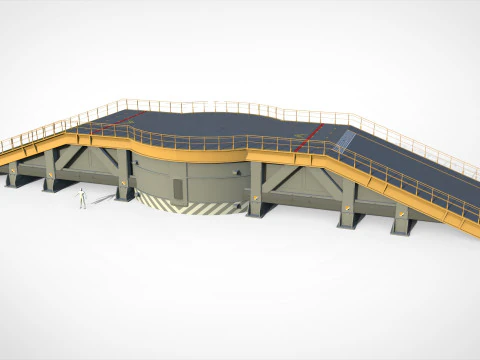 Architettura fantascientifica 13 Modello 3D